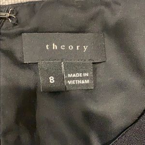 Theory black crew neck sleeveless dress